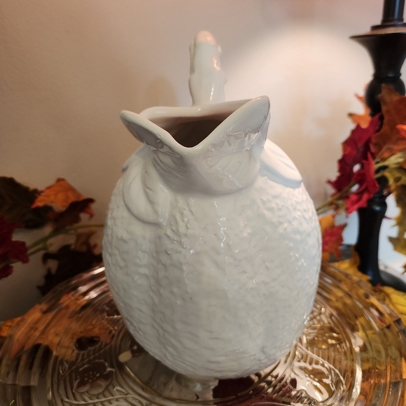 Vintage Italian Lemon-Shaped Ceramic Pitcher - Cabbageware Style 🍋🍋 Italy - Picture 9 of 9